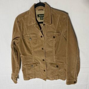 Vintage Eddie Bauer Tan Corduroy Jacket S